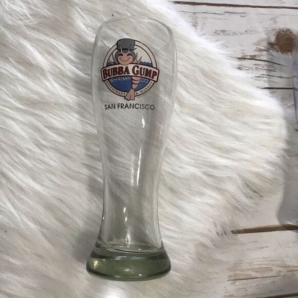 🦩 Bubba Gump Shrimp Co‎ San Francisco Beer Pilsner Glass Souvenir Cup - Picture 3 of 8